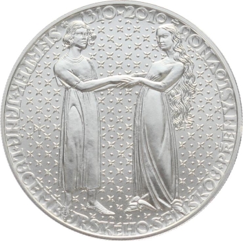 Tschechische Republik 200 Korun 2010 - 700. Jahrestag der Hochzeit von Johann von Luxemburg und Elisabeth von Böhmen